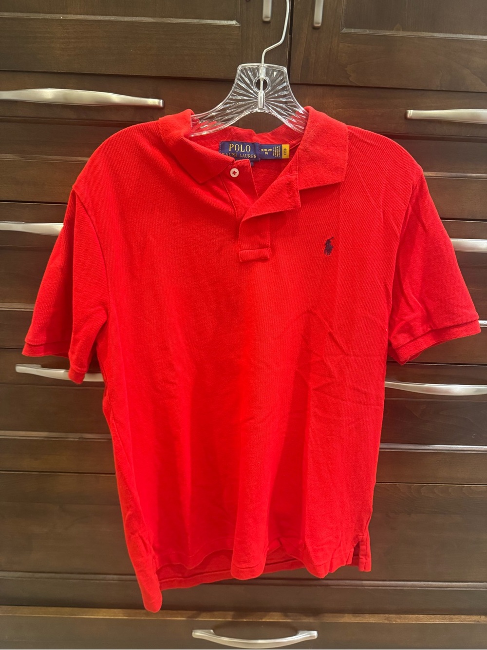 Polo by Ralph Lauren Red Classic Pique Polo Shirt